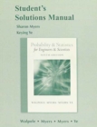 Image for Student&#39;s Solutions Manual for Probability and Statistics for Engineers and Scientists