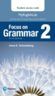 Image for Focus on Grammar 2 MyLab English Access Code Card