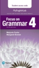 Image for Focus on Grammar 4 MyLab English Access Code Card