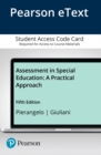 Image for Assessment in Special Education : A Practical Approach -- Enhanced Pearson eText