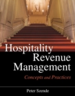 Image for Hospitality Revenue Management : Concepts and Practices