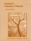 Image for Student's solutions manual for Trigonometry, eleventh edition