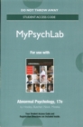 Image for NEW MyPsych Lab without Pearson eText -- Standalone Access Card -- for Abnormal Psychology