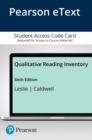 Image for Pearson eText Qualitative Reading Inventory -- Access Card