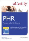 Image for PHR Exam Prep Pearson uCertify Course Student Access Card