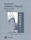 Image for Student Solutions Manual for Thomas&#39; Calculus, Single Variable