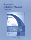 Image for Student&#39;s Solutions Manual for Elementary Statistics