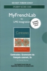 Image for LMS Integration : MyLab French with Pearson eText -- Standalone Access Card -- Contrastes: Grammaire du francais courant