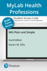 Image for MyLab Health Professions with Pearson eText Access Code for EKG Plain and Simple