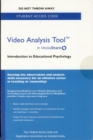 Image for Video Analysis Tool for Introduction to Educational Psychology in MediaShare Standalone Access Card