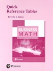 Image for Quick Reference Tables for Business Math