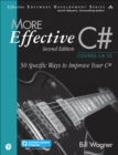 Image for More effective C#: 50 specific ways to improve your C#