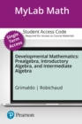 Image for MyLab Math -- Access Card -- Developmental Mathematics : Prealgebra, Introductory Algebra, and Intermediate Algebra -- 12 Week Access