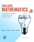 Image for College mathematics for business, economics, life sciences, and social sciences