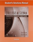 Image for Student&#39;s solutions manual for college algebra  : concepts through functions