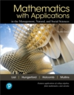 Image for Mathematics with Applications In the Management, Natural, and Social Sciences