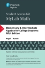 Image for MyLab Math with Pearson eText Access Code (24 Months) for Elementary and Intermediate Algebra for College Students