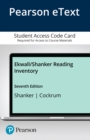 Image for Ekwall/Shanker Reading Inventory -- Pearson eText