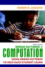 Image for Error Patterns in Computation