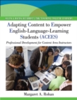 Image for Adapting Content to Empower English Language Learning Students (ACEES) : Professional Development for Content Area Instructors, Grades 6-12