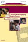 Image for Creating and Recognizing Quality Rubrics