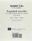 Image for Audio CDs for Espanol escrito : Curso para hispanohablantes bilingues
