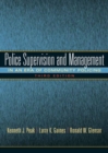 Image for Police Supervision and Management