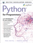 Image for Python for Programmers: with Big Data and Artificial Intelligence Case Studies