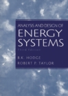 Image for Analysis and Design of Energy Systems