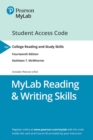 Image for NEW MyLab Reading &amp; Writing Skills with Pearson eText Access Code for College Reading and Study Skills