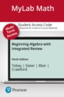 Image for MyLab Math with Pearson eText (up to 24 months) Access Code for Beginning Algebra with Integrated Review