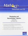 Image for MathXL Tutorials on CD for Beginning &amp; Intermediate Algebra (Access Code Required)