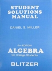 Image for Student Solutions Manual for Algebra for College Students