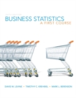 Image for Business Statistics : A First Course