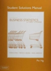 Image for Student Solutions Manual for Business Statistics : A First Course