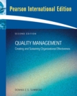 Image for Quality management  : creating and sustaining organizational development