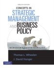 Image for Strategic management and business policy  : achieving sustainability concepts