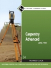 Image for Carpentry Advanced Level 4 Trainee Guide, Binder