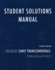 Image for Student Solutions Manual for Calculus : Early Transcendentals