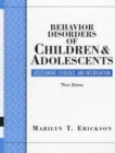 Image for Behavior Disorders of Children and Adolescents : Assessment, Etiology, and Intervention
