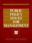 Image for Public Policy Issues For Management