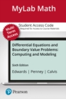 Image for MyLab Math with Pearson eText Access Code for Differential Equations and Boundary Value Problems : Computing and Modeling