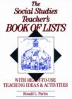 Image for The Social Studies Teachers Book of Lists