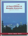 Image for A first course in business statistics