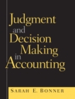 Image for Judgment and decision making in accounting