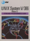Image for UNIX System V Release 3.2 Streams Programmer&#39;s Guide