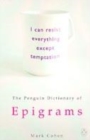 Image for The Penguin dictionary of epigrams
