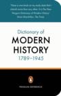 Image for The New Penguin Dictionary of Modern History 1789-1945