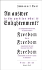 Image for An Answer to the Question: &#39;What is Enlightenment?&#39;