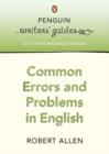 Image for Common errors and problems in English